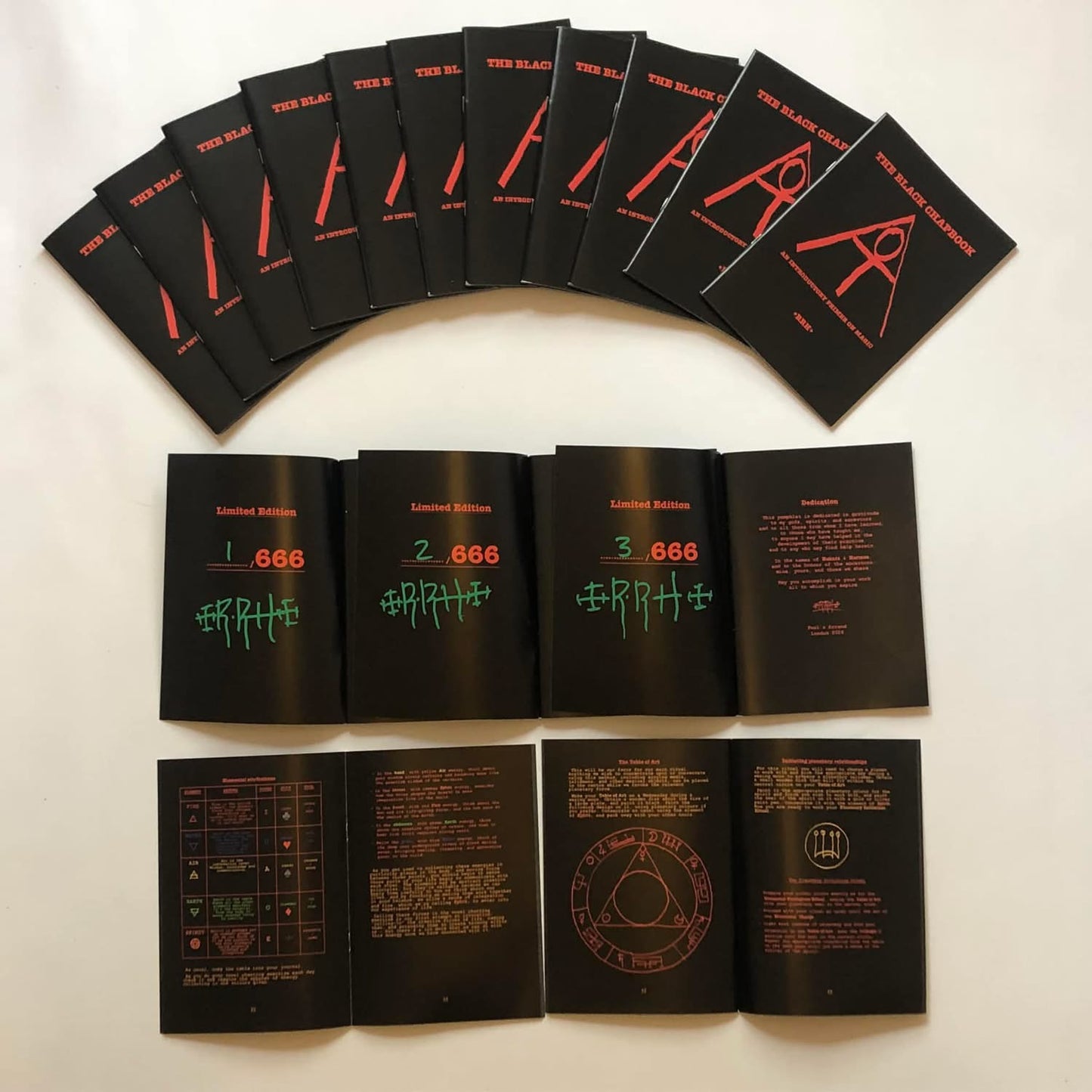 THE BLACK CHAPBOOK - RRH LIMITED EDITION